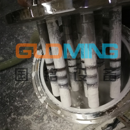 Application site of ceramic pipeline iron remover in Zibo, Shandong Province