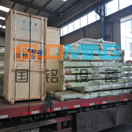 Delivery site of electromagnetic dry powder iron remover